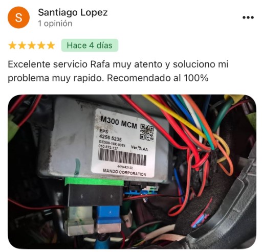 Opinión real de cliente sobre reparación EPS Chevrolet Beat